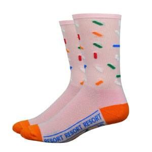 Tenspeed Hero Sprinkles Socks Trek Travel Spring Gear