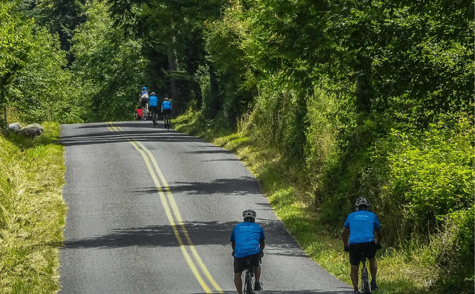 Early morning ride on Orcas Island