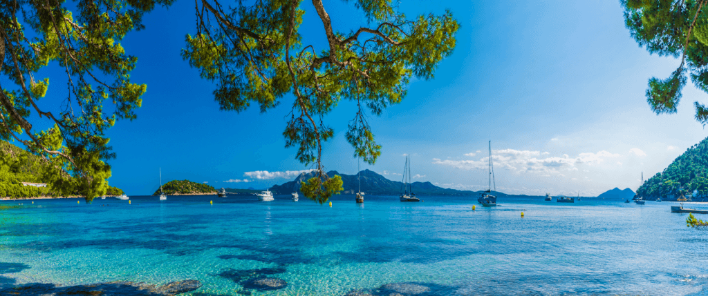 Ocean view in Mallorca, Spain