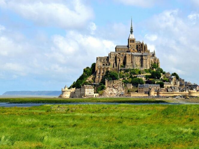 View of Mont Saint Michel in Brittany