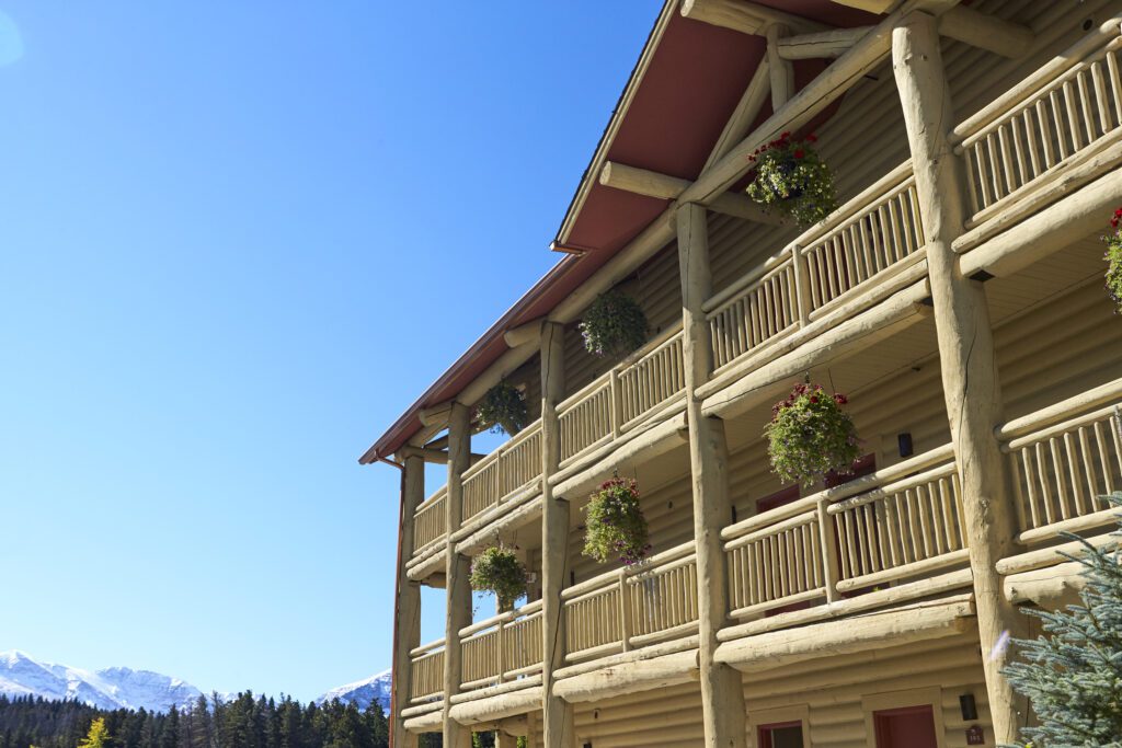 An exterior photo of St. Mary Resort in Glacier