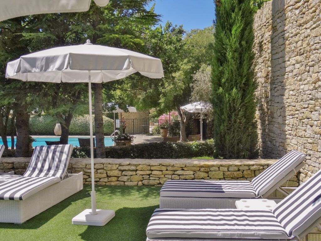 Poolhouse at hotel Jas de Gordes