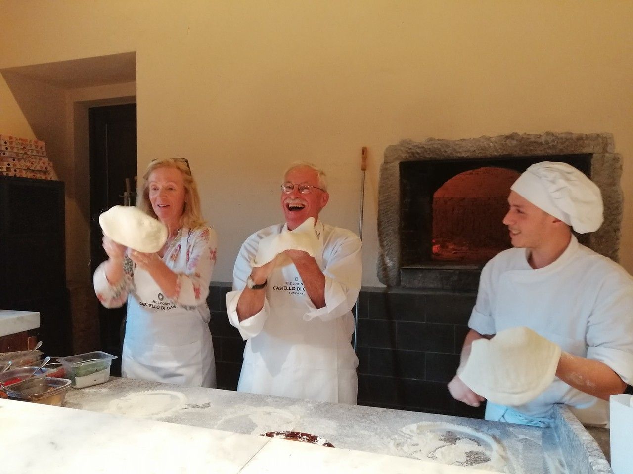 Private pizza-making class