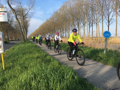 Enjoy a final spin along the Scheldt Canal