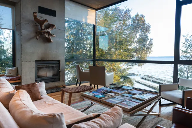 Lounge area in Hotel Awa Chile