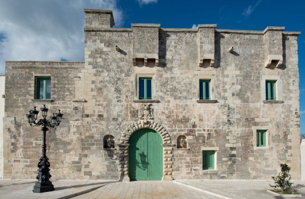 Palazzo Ducale exterior with green door