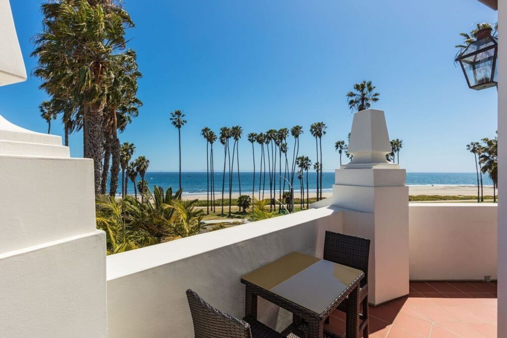 Patio view from the Santa Barbara Inn