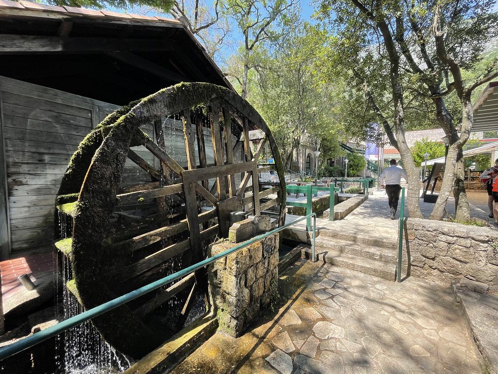 Old watermill in Konavoski Dvori restaurant