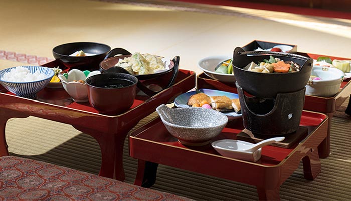 food served at the Sekisho in Hotel Japan