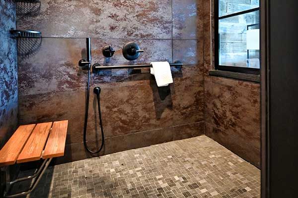 Cannery Pier hotel guest room bathroom