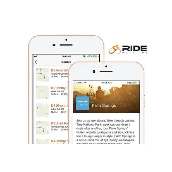 Ride with GPS app