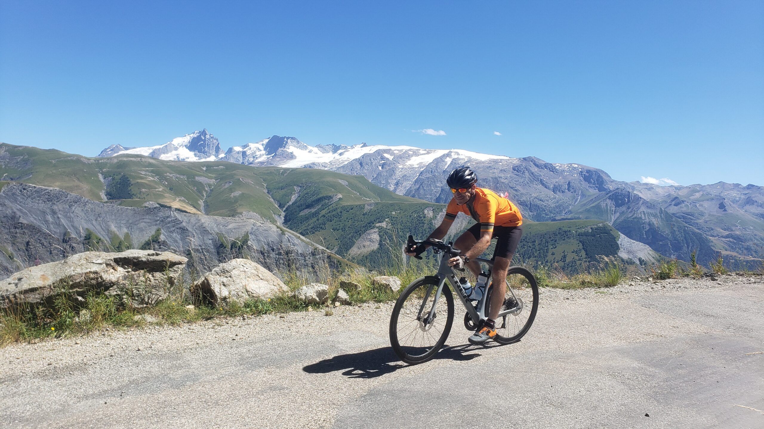 Farewell spin up Col de la Sarenne