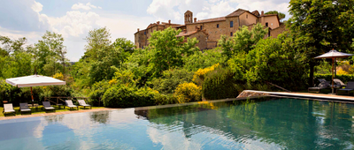 Castel Monastero infinity pool