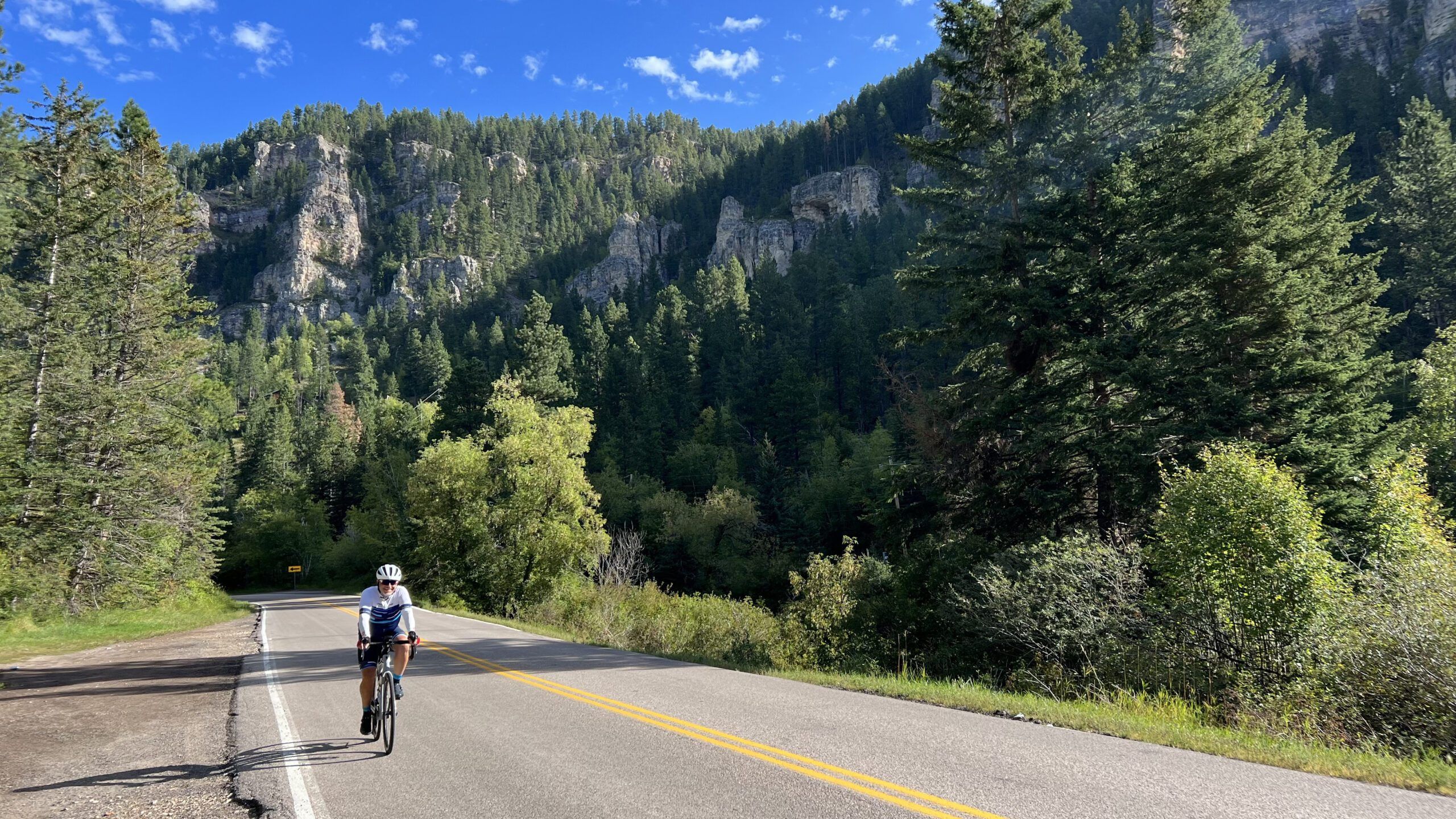 Climb through Spearfish Canyon