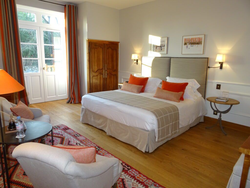 A room at Domaine de la Tortinière in Loire valley