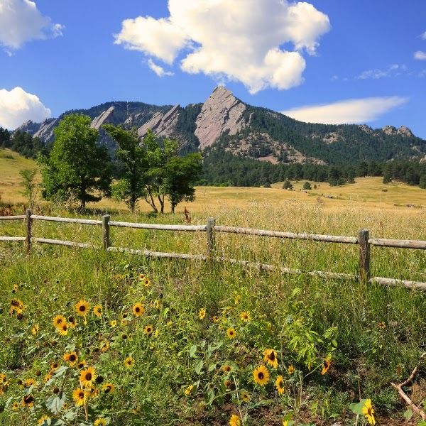 Cycling in the historic Chautauqua Park 