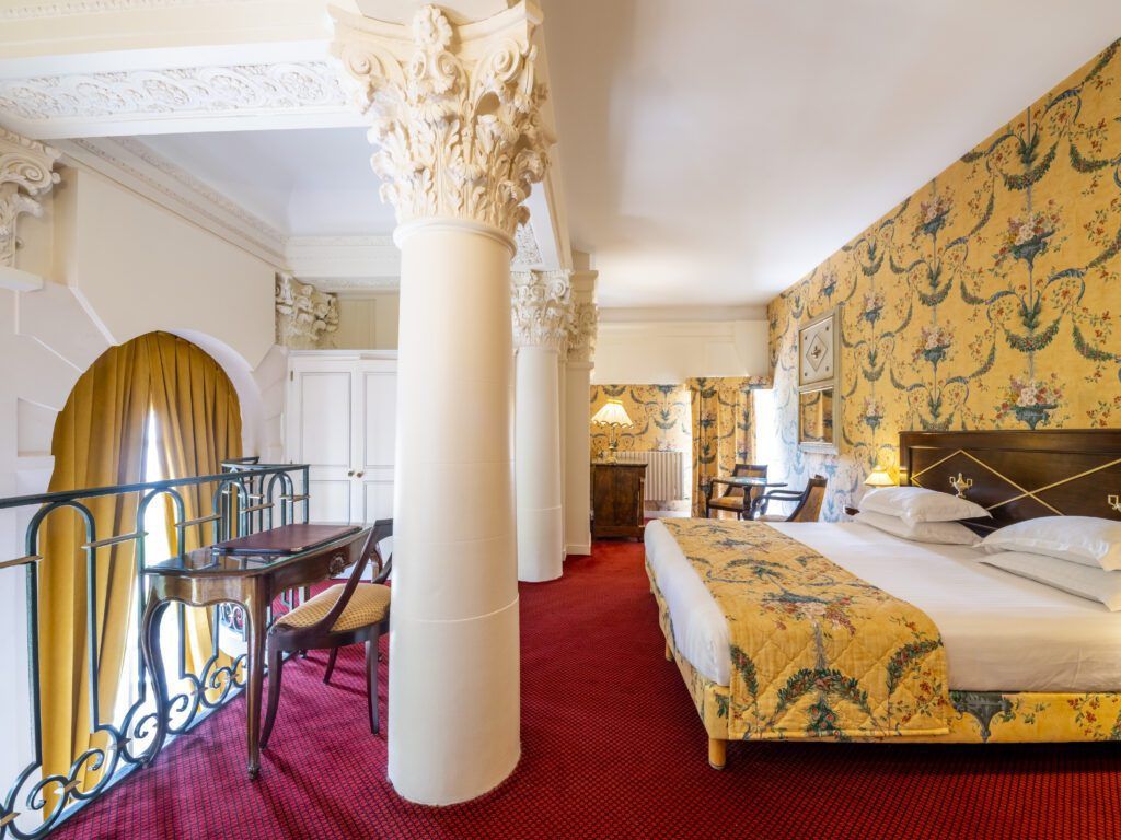 A room at hotel chateau d'Artigny in Loire Valley
