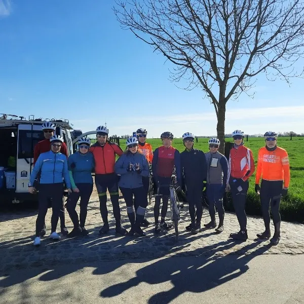 Ride in the Flemish countryside