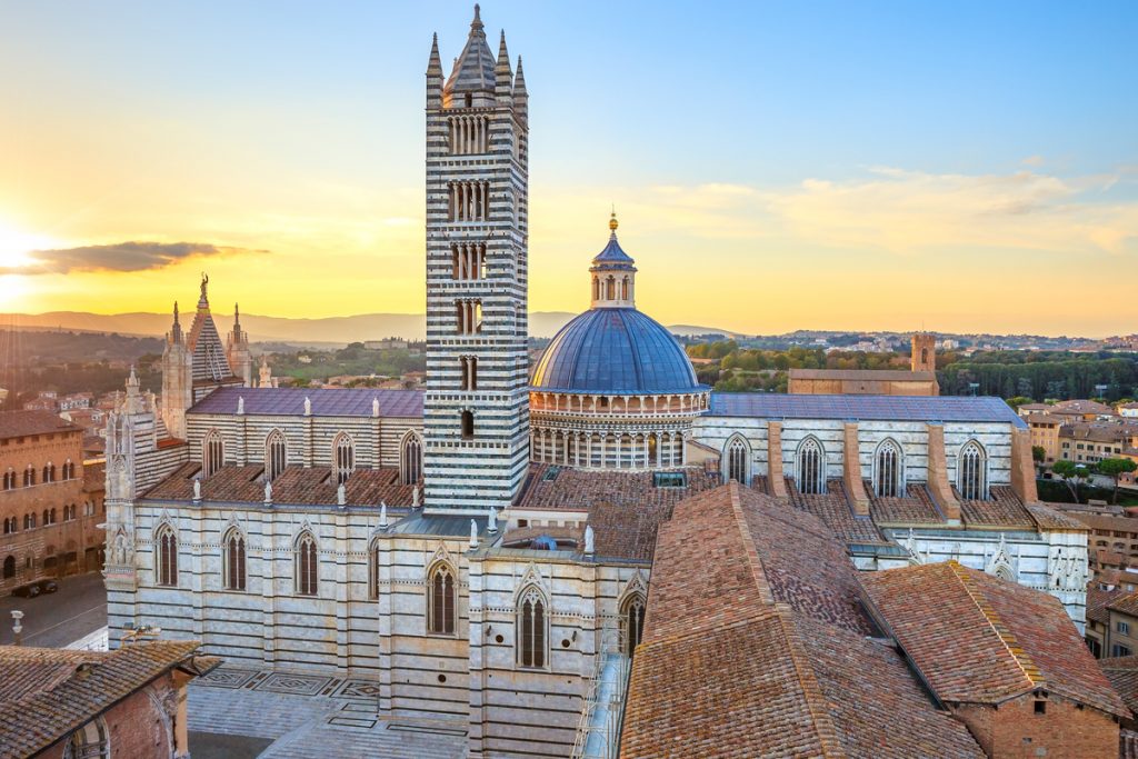 Siena boasts the finest-preserved Medieval charm in Italy.