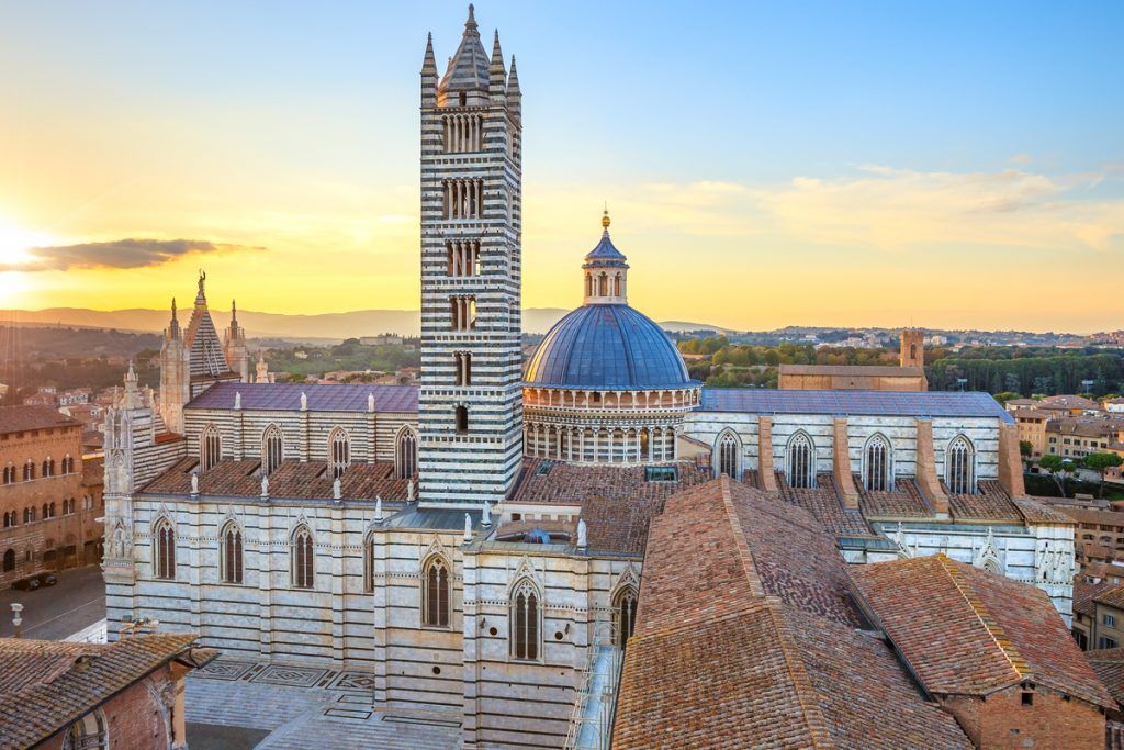 Siena boasts the finest-preserved Medieval charm in Italy.