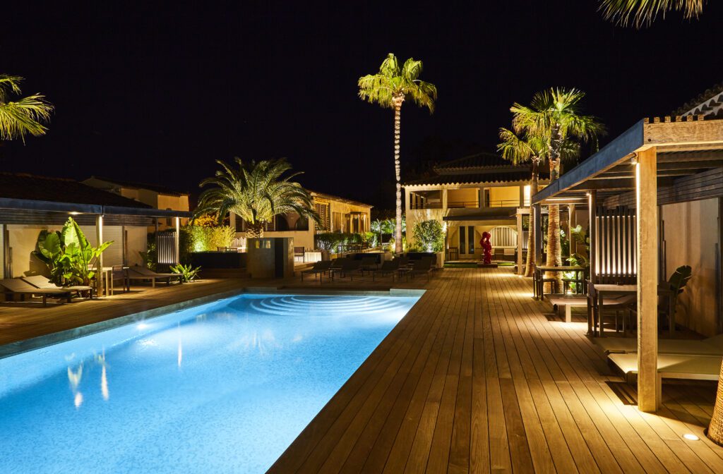 swimming pool of Villa Cosy in Saint-Tropez