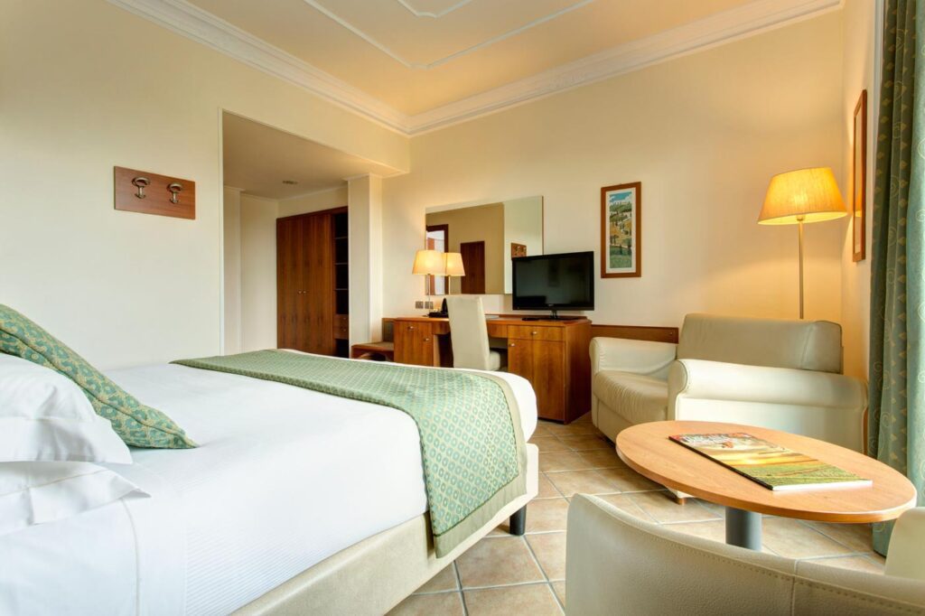Hotel room in Athena hotel in Siena