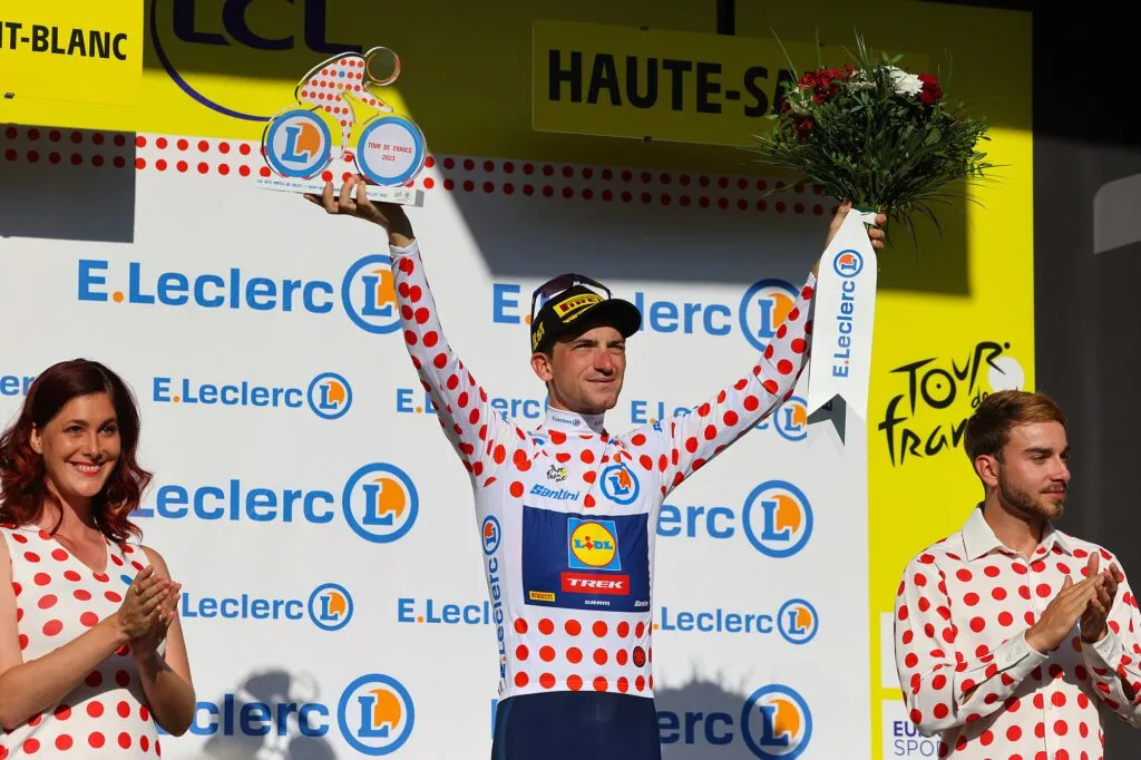 Pro rider Giulio Ciccone at the Tour de France