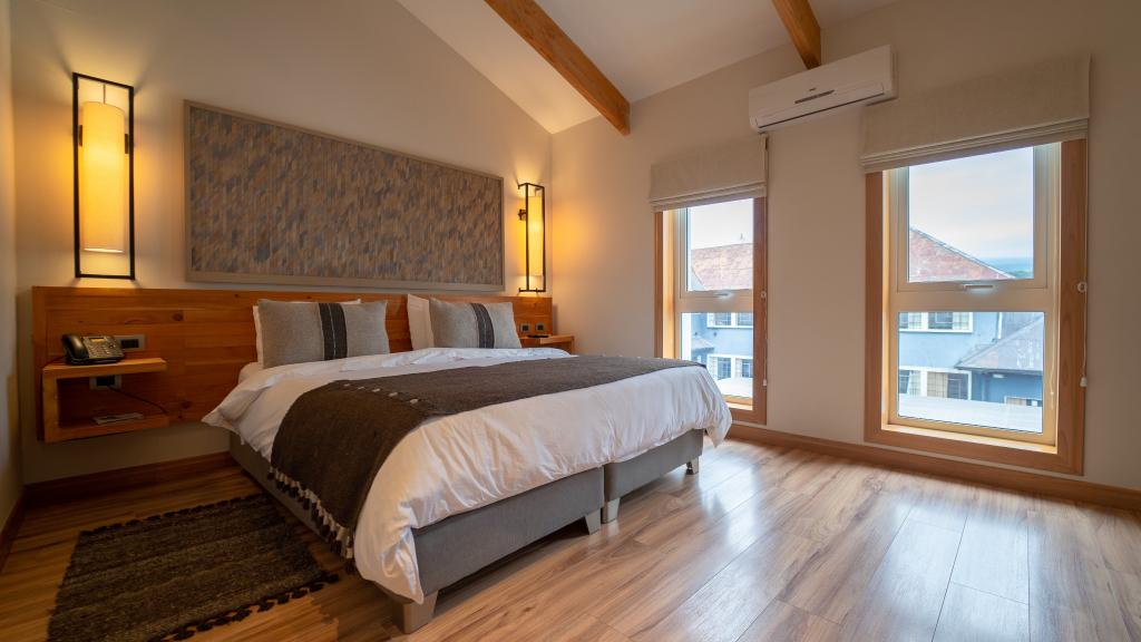 Double bedroom at hotel Casa Solaria