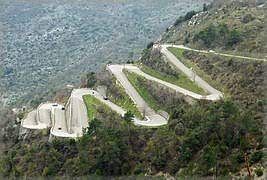 Conquer the renowned Col de Braus, the inaugural ascent of Stage 20 on this year's tour.