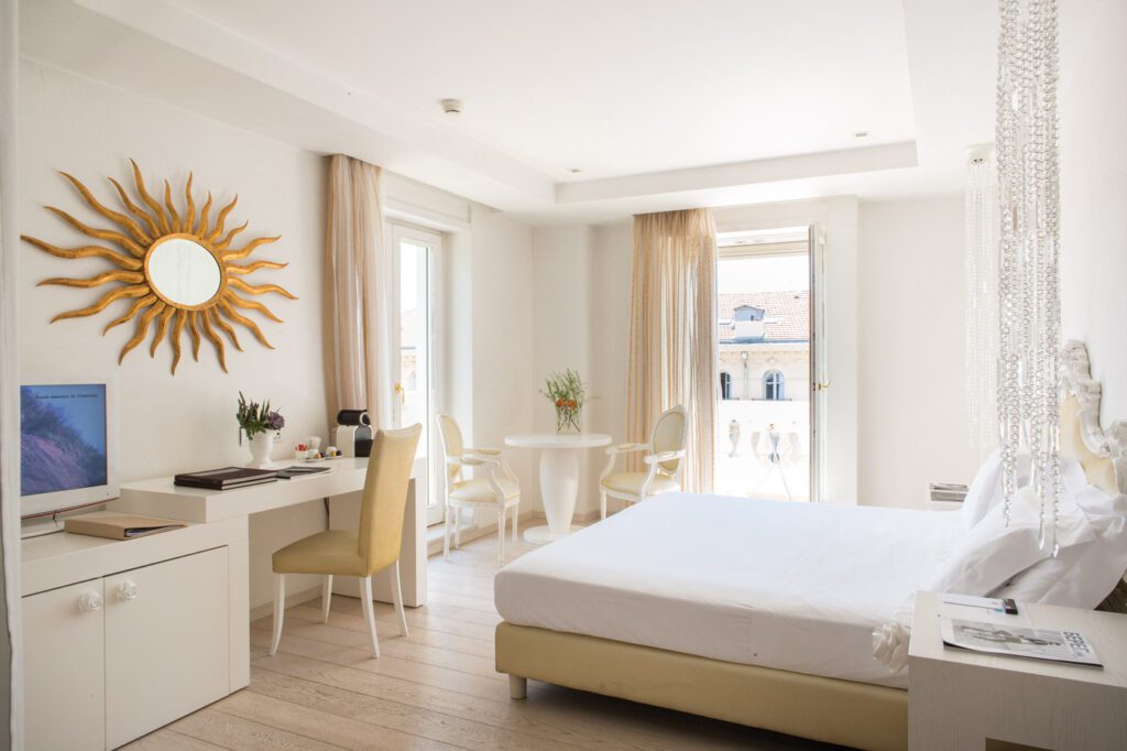 Double room with terrace at Hotel Boscolo in Nice