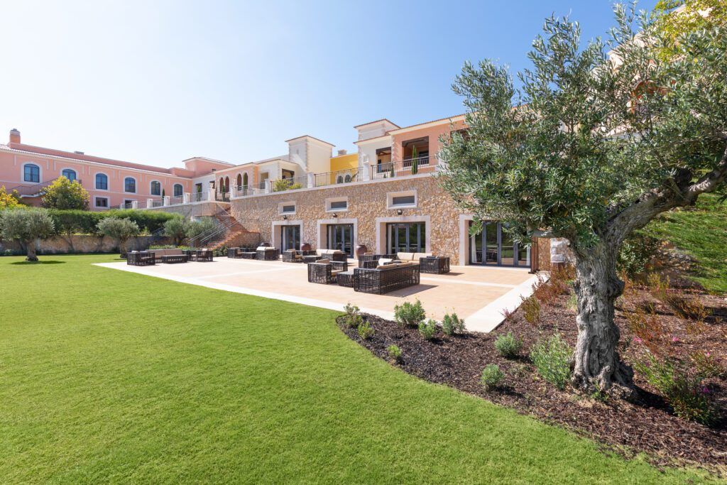 Garden at the hotel in Algarve Portugal