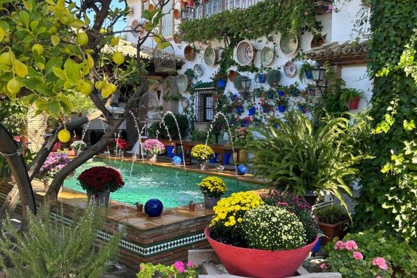 The historic charm of a Cordoba courtyard