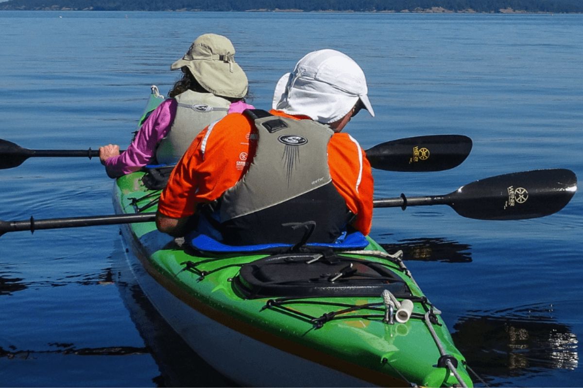 Explore the majestic Shoup Glacier by sea kayak