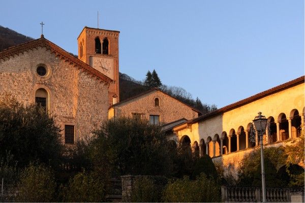 Visit the Santa Maria Abbey in Follina