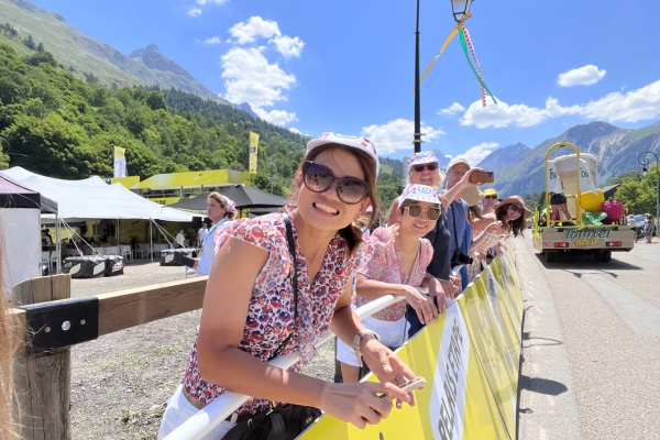 Trek Travel's Signature Race Access Event on Stage 16 toward Mont Ventoux 