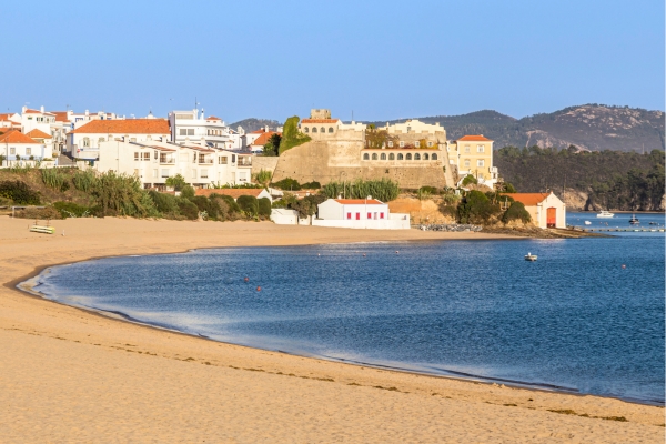 Vila Nova de Milfontes and the river Mira