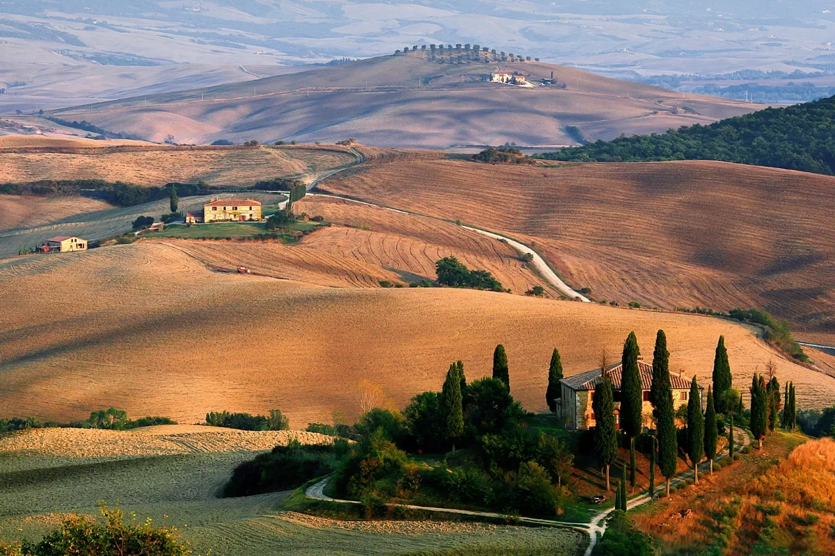 Cycling in the Crete Senesi