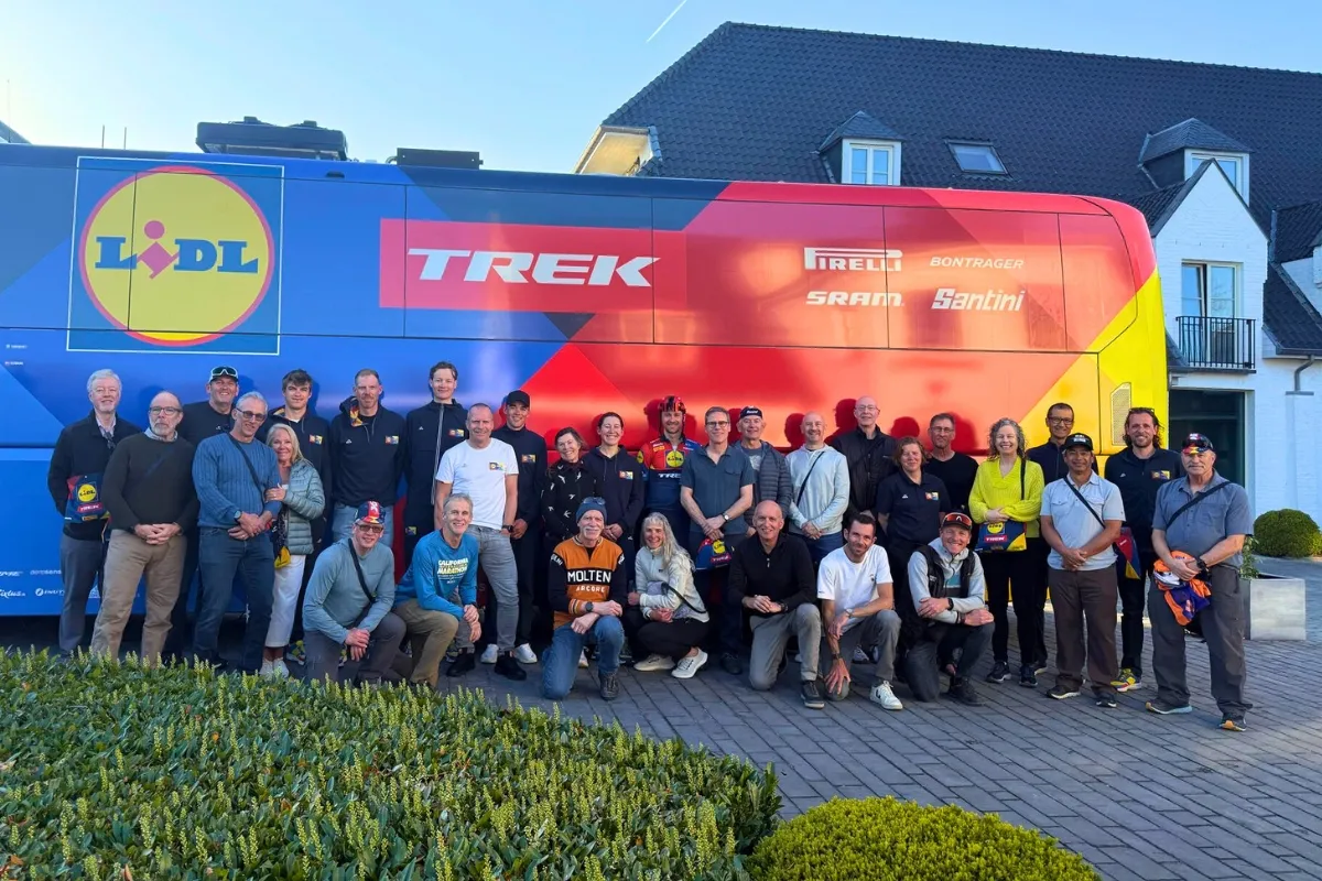 Meet and greet with Lidl Trek team