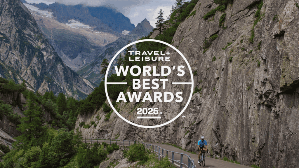 Travel + Leisure World's Best Award Banner 2025