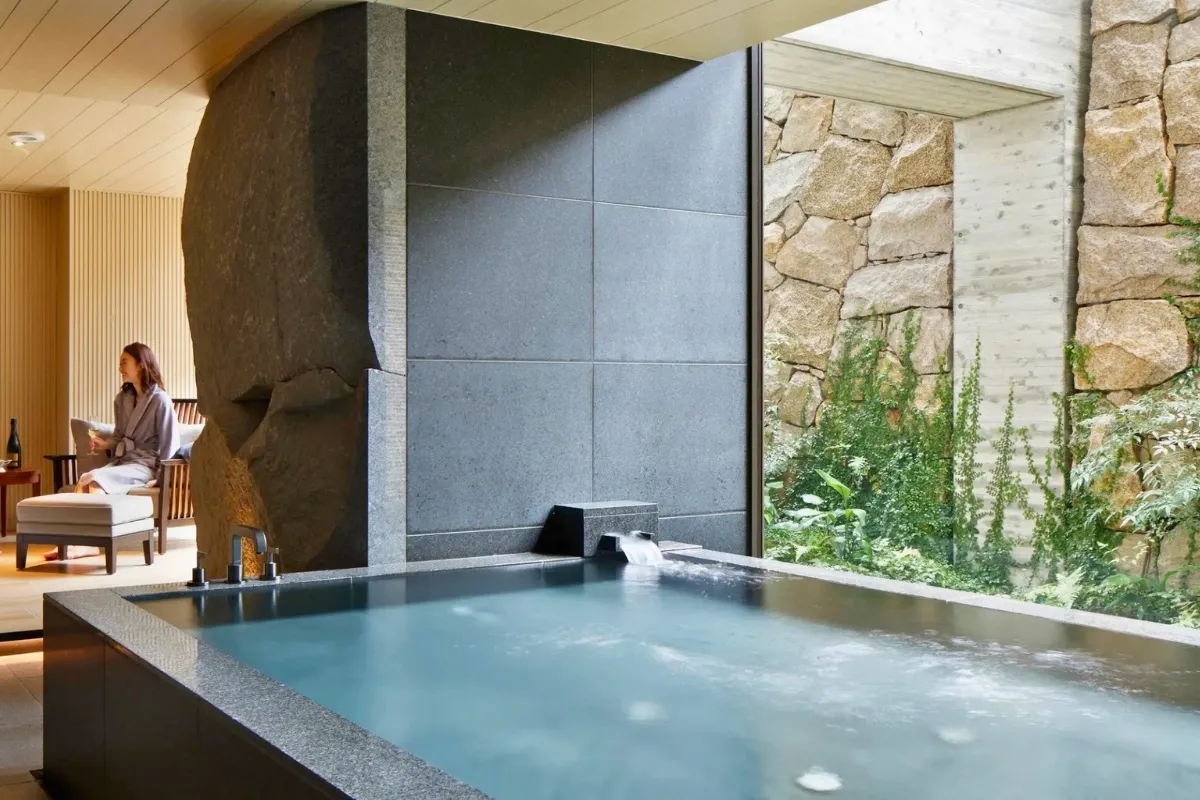 Private onsen soak