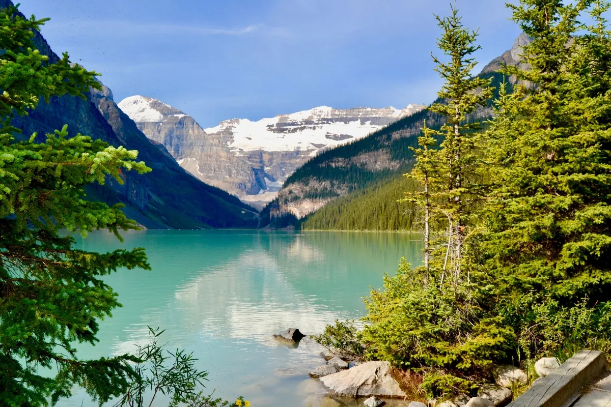 Take in the majesty of Lake Louise