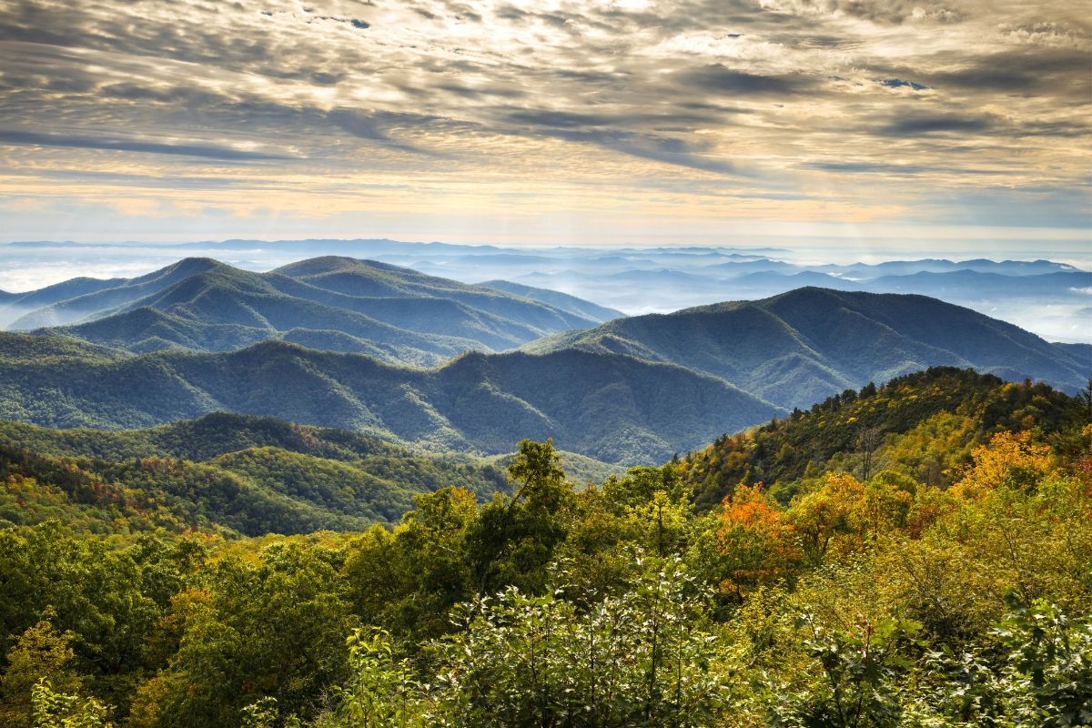Breathtaking views from the Blue Ridge Parkway