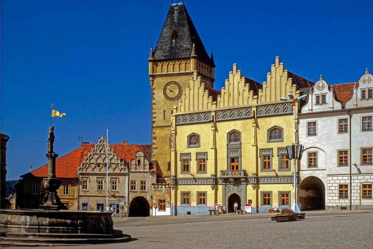 Tábor on its rocky spur 