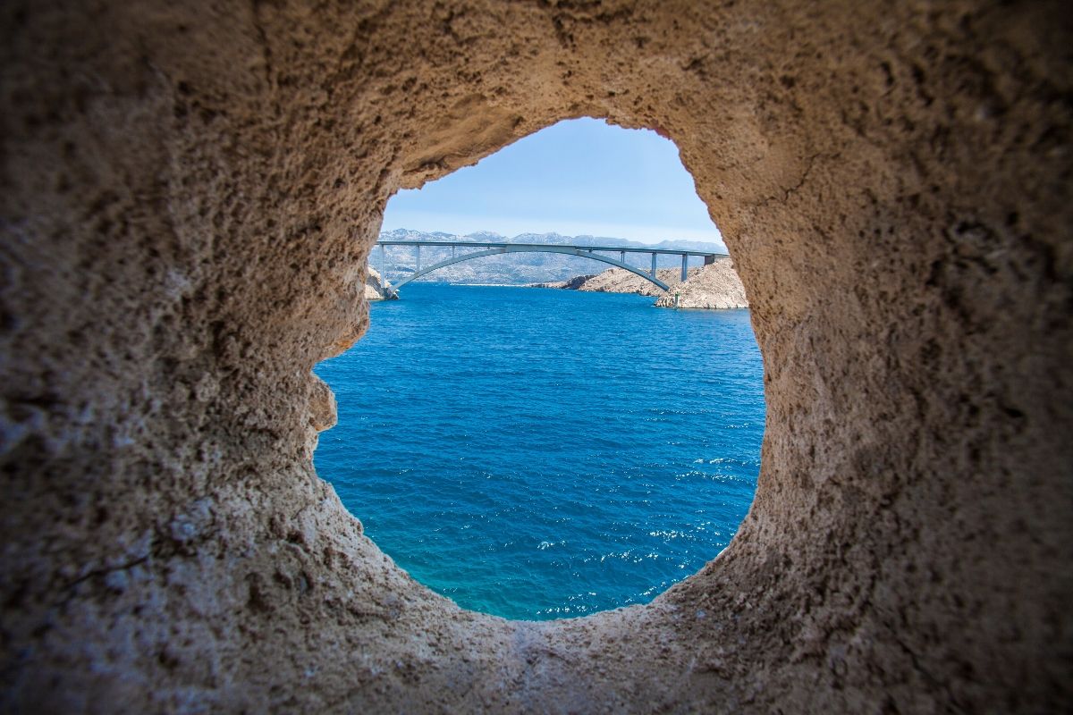 Pag Island on the northern Dalmatian Coast