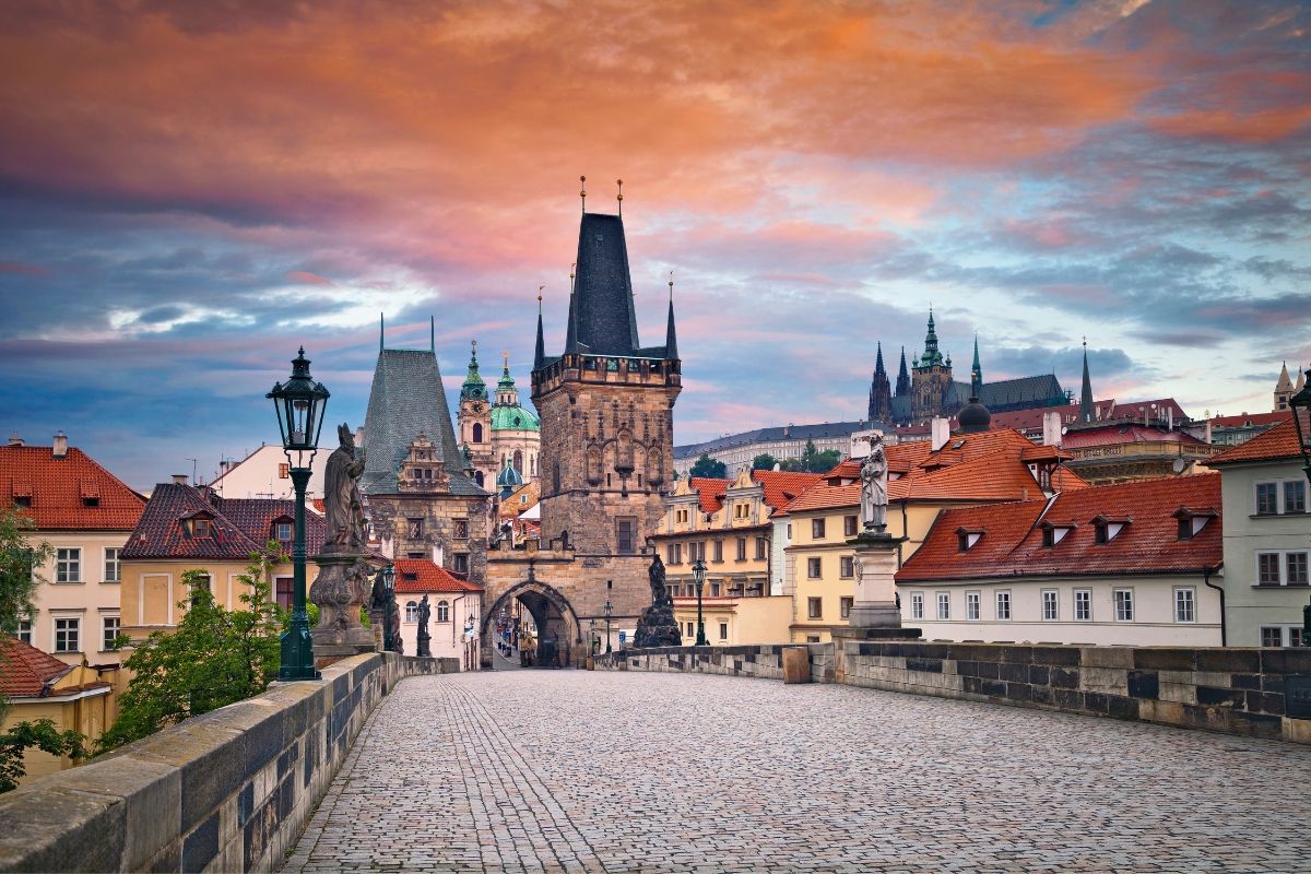 The Charles Bridge at dawn