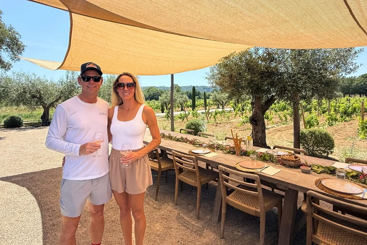 Wine tasting and lunch at Domaine Rinaudo